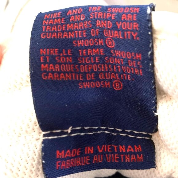 Nike Air Force 1 3D Chenille Swoosh Low Top Sneakers White Red 5.5Y Y2K Classic - Picture 11 of 12